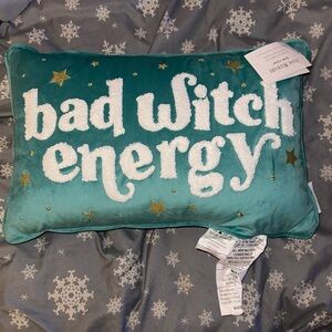 NEW Isaac Mizrahi BAD WITCH ENERGY  Pillow
